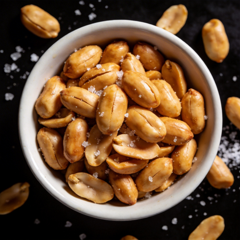 盐焗花生图片