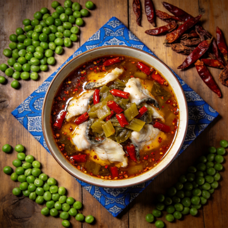 麻辣鱼片汤图片