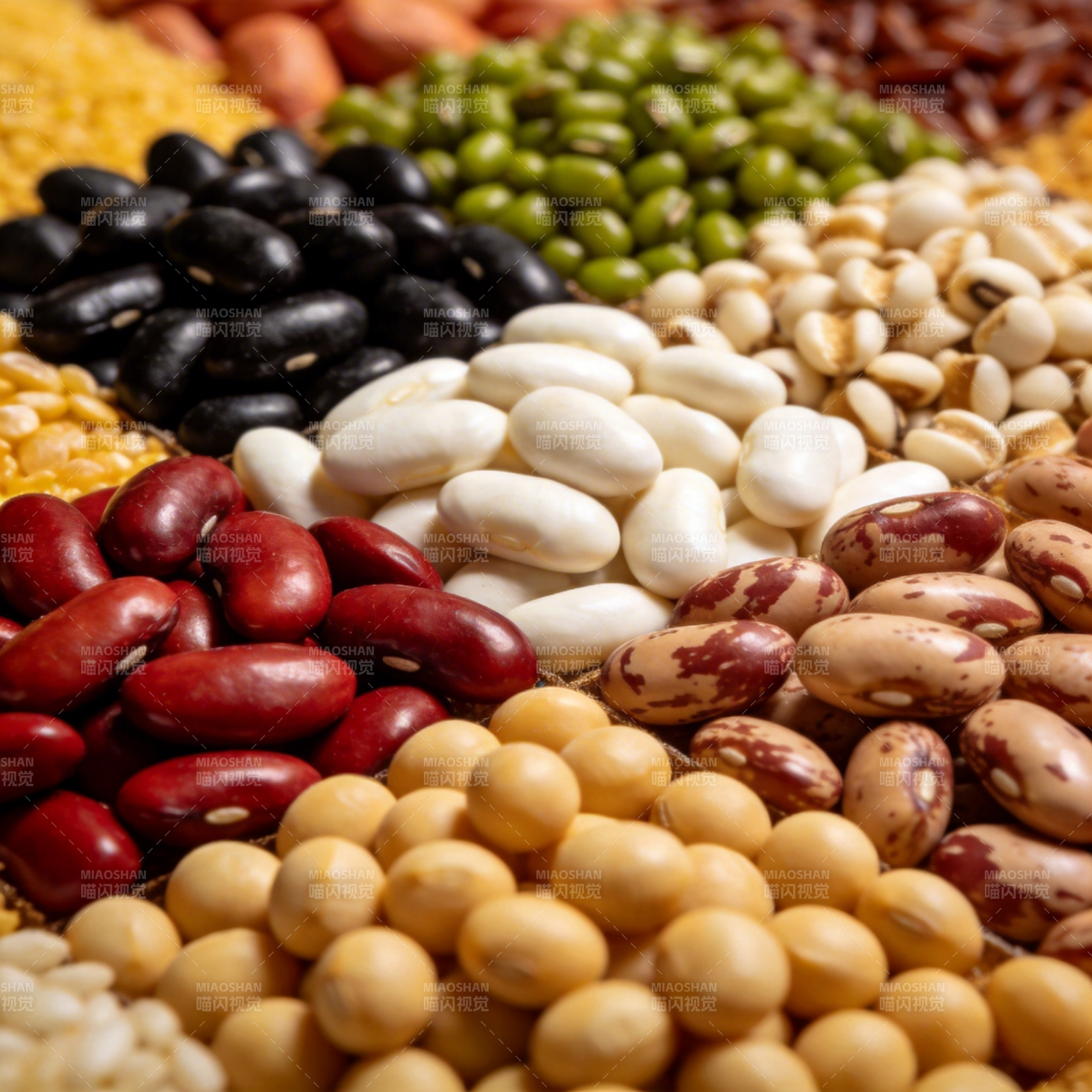 五彩豆类盛宴图片