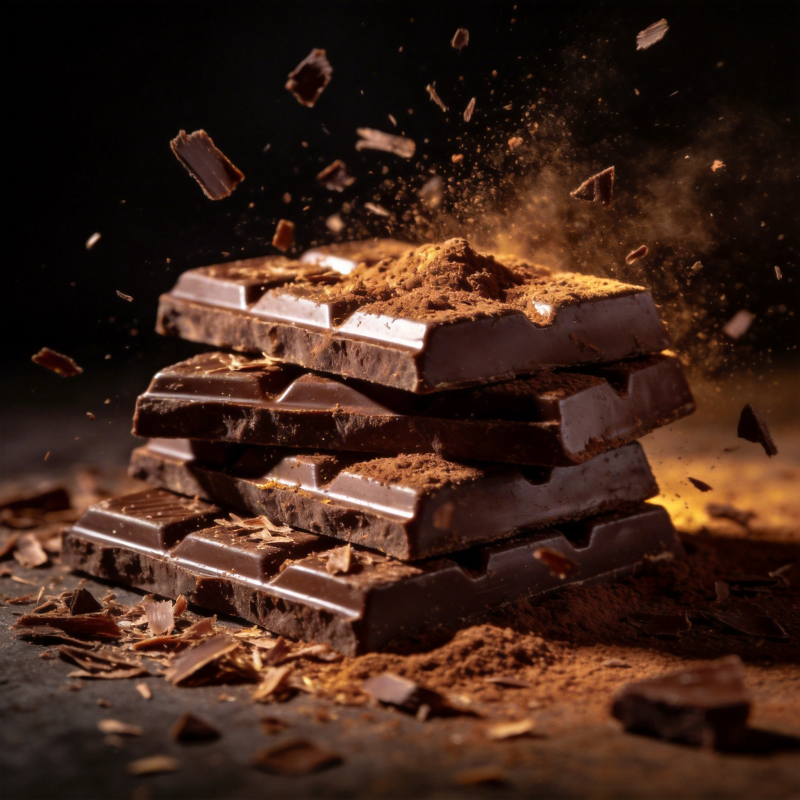 巧克力碎屑飞舞图片