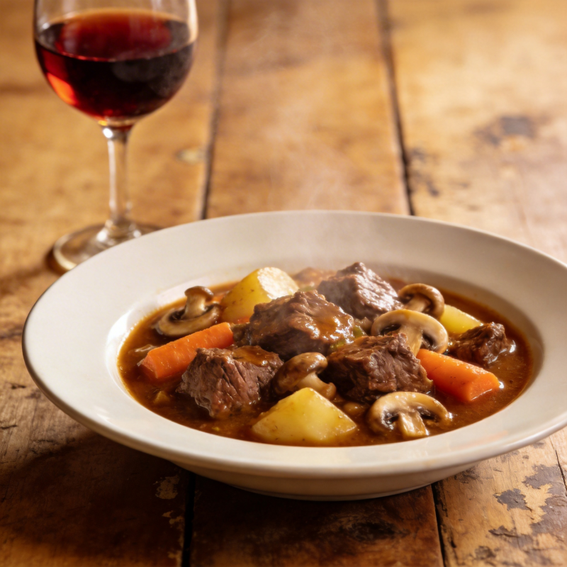 红酒炖牛肉图片