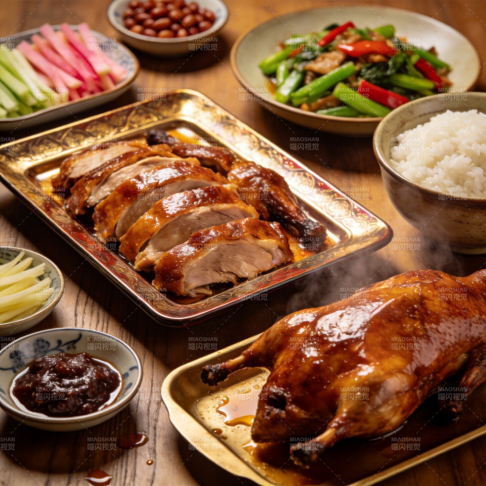烤鸭盛宴图片