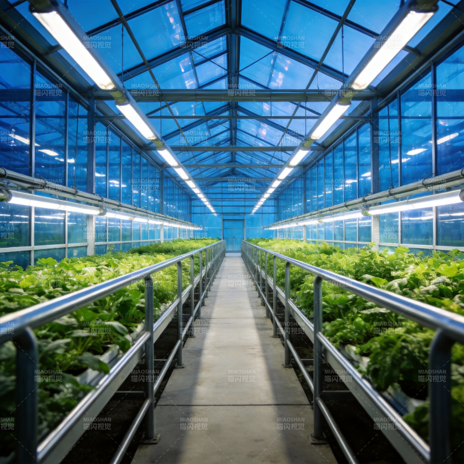 智能温室种植园图片