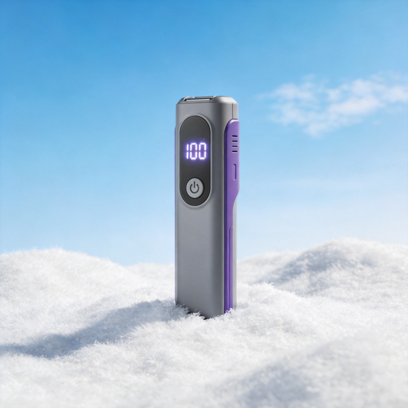 雪地中的便携电源图片