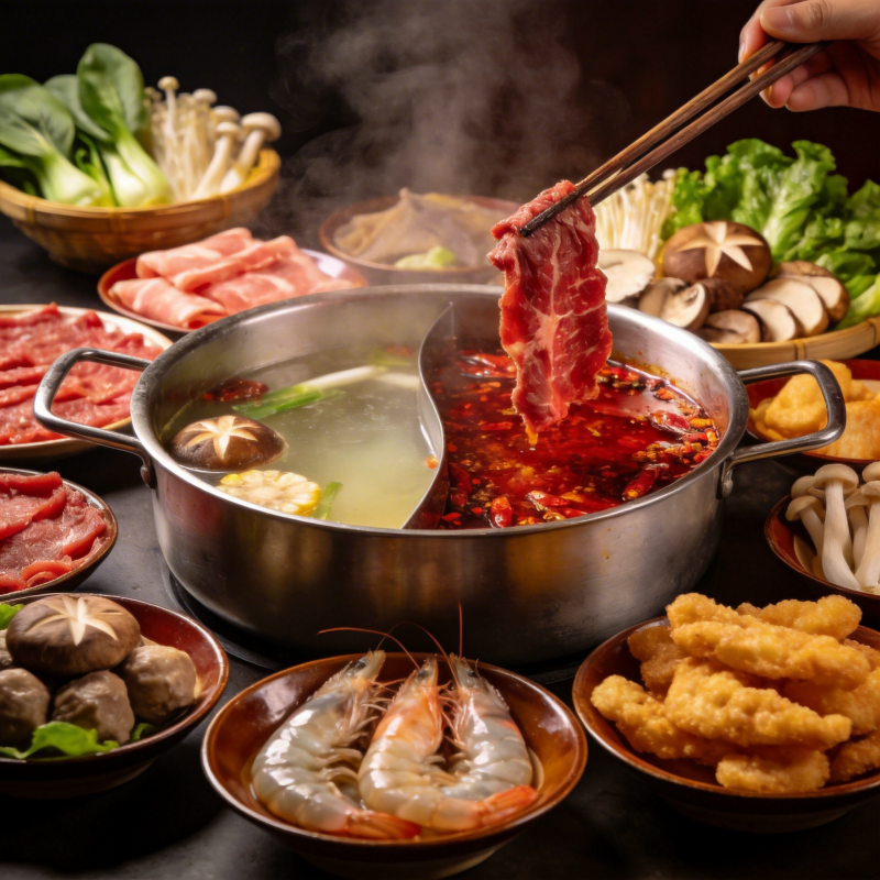 火锅盛宴图片