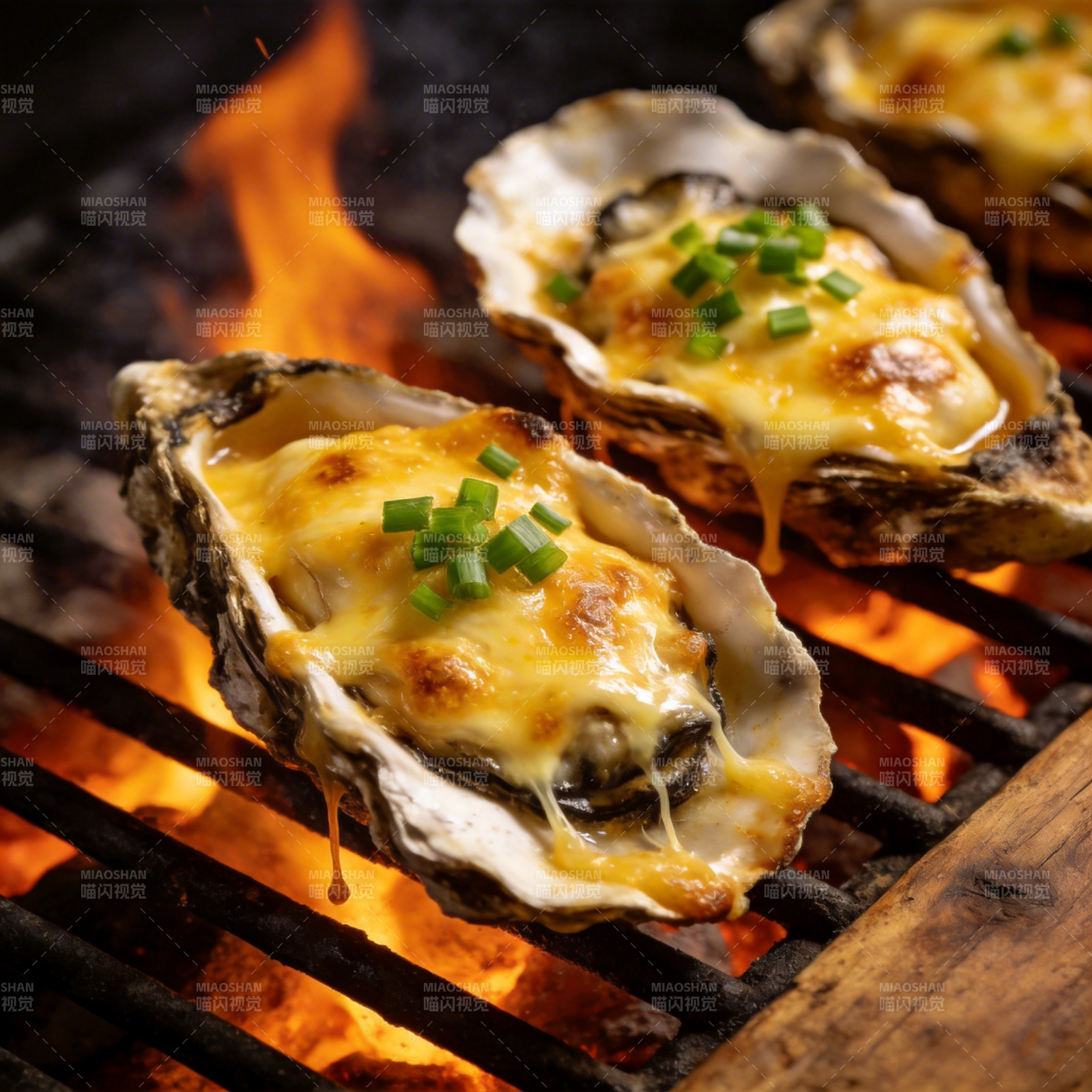 烤生蚝芝士飘香图片