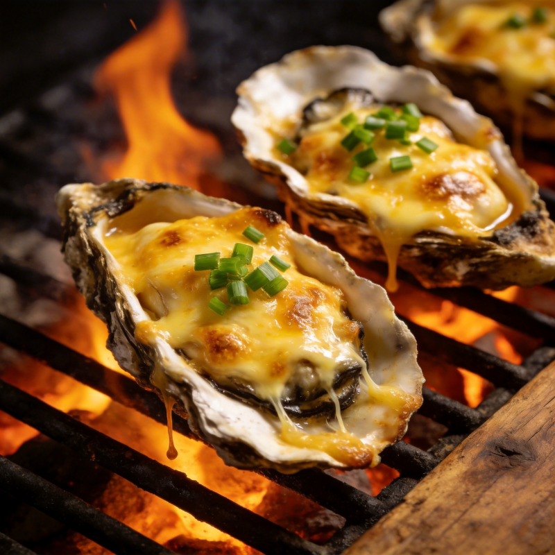 烤生蚝芝士飘香图片