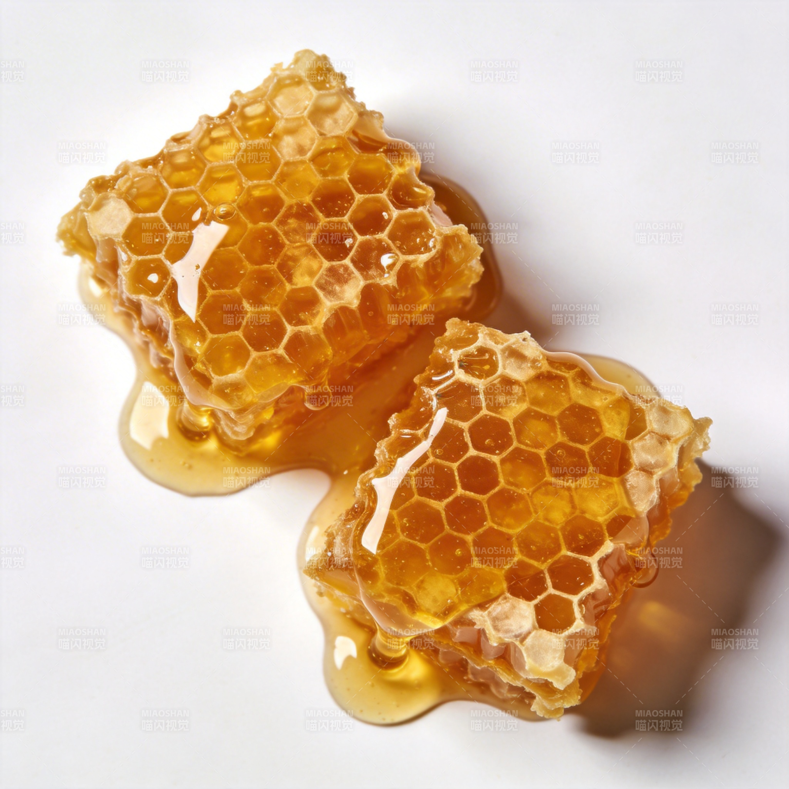 金黄蜂巢蜜滴图片