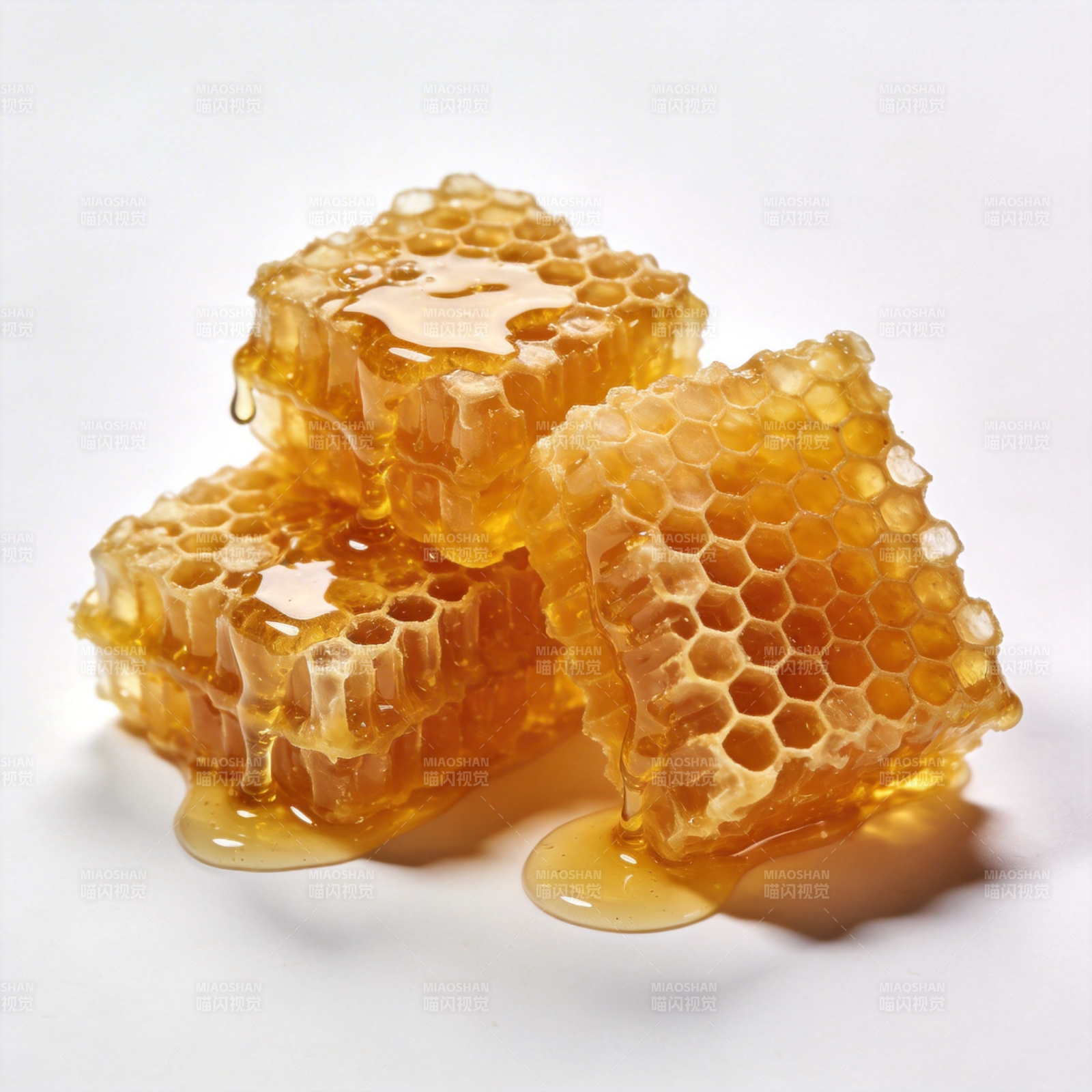 金黄蜂巢滴蜜图片