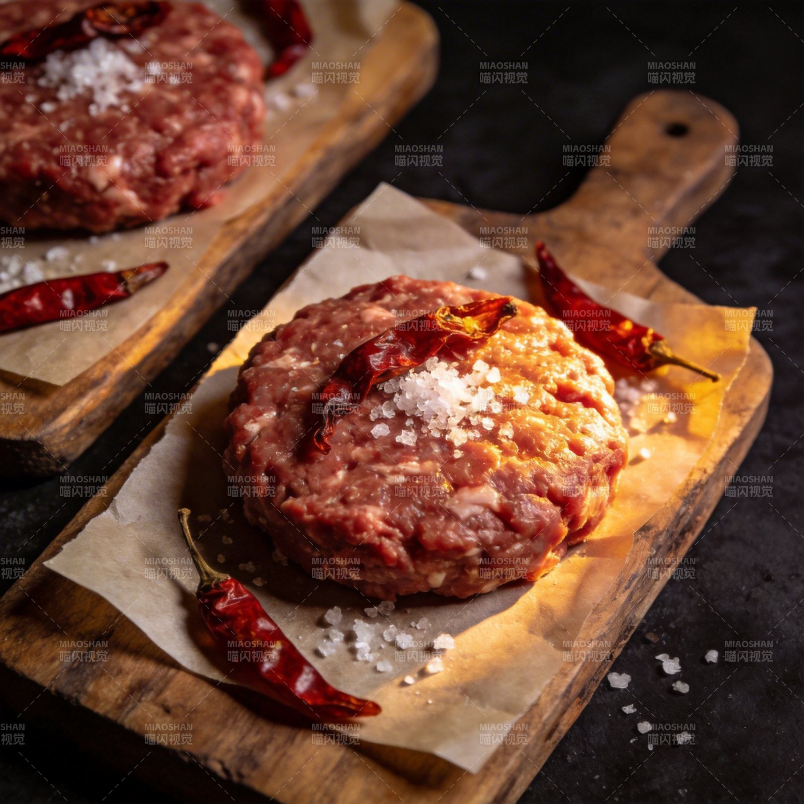 香辣牛肉饼图片