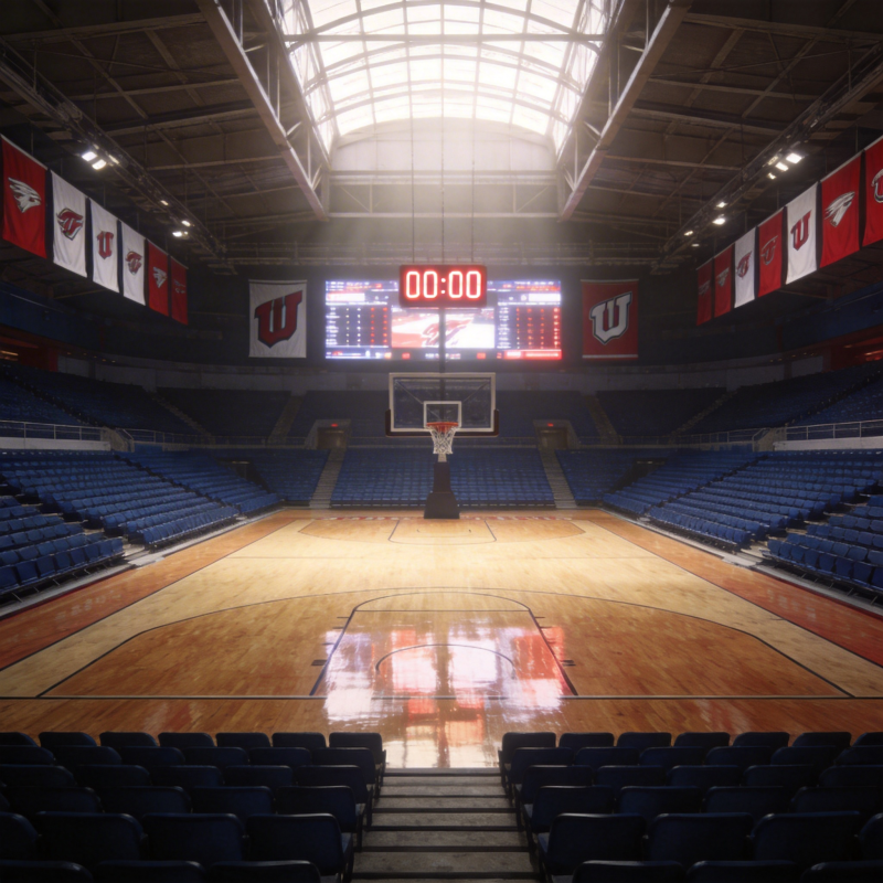 空旷篮球馆图片