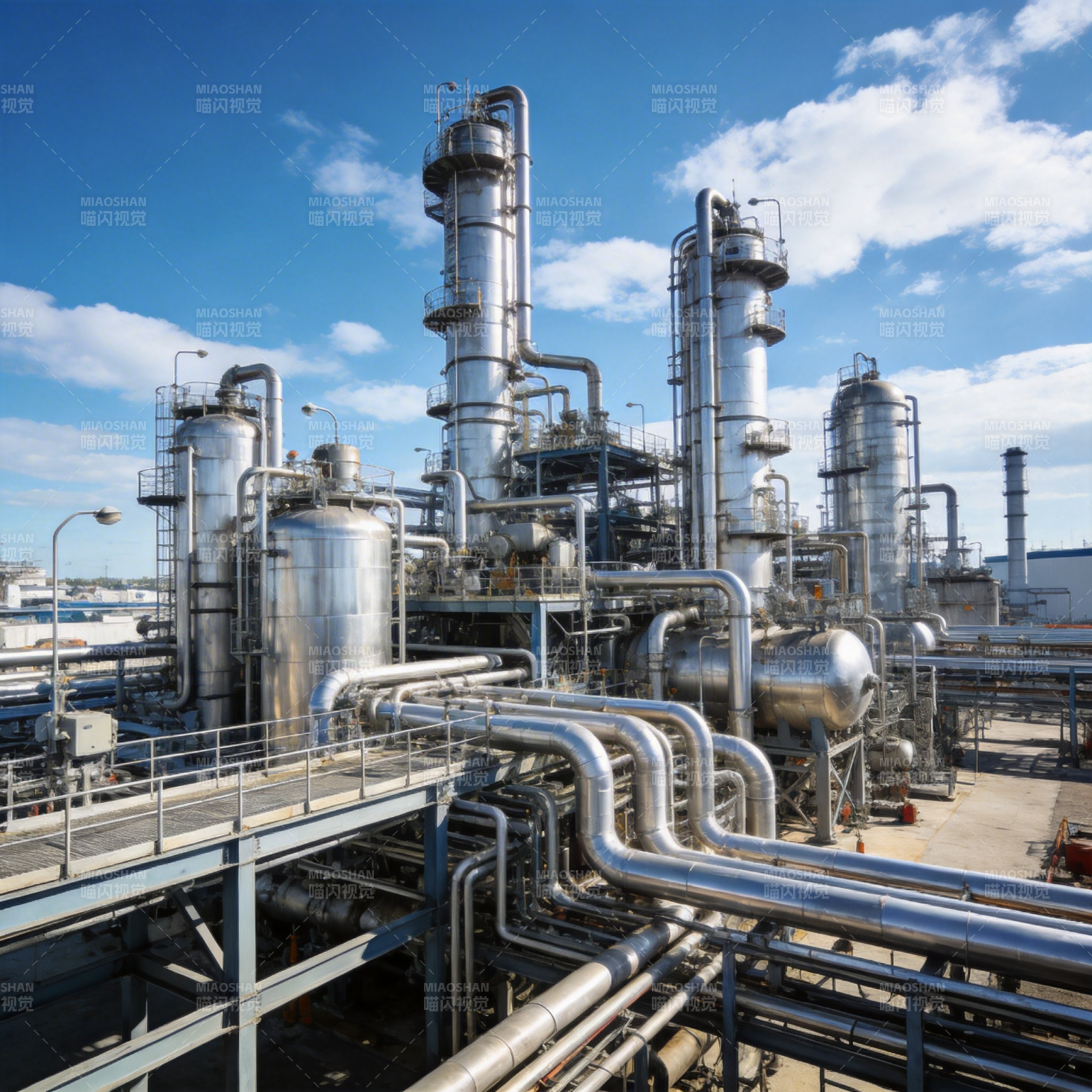 工业厂区管道设施图片
