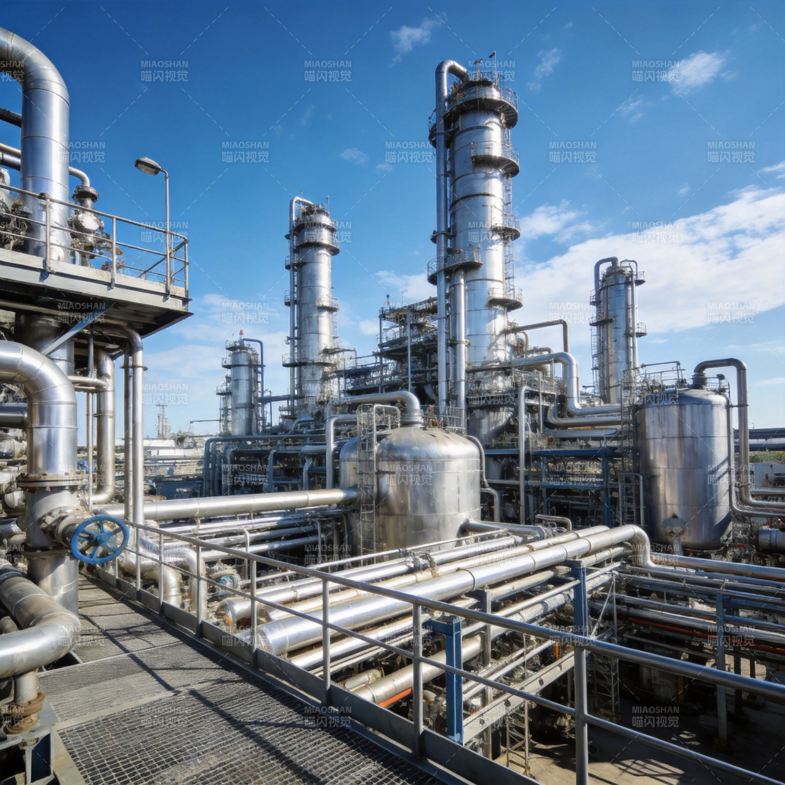 工业厂区全景图片