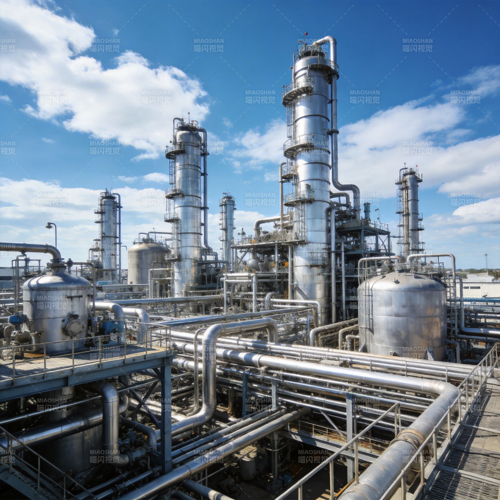 工业厂区全景图片