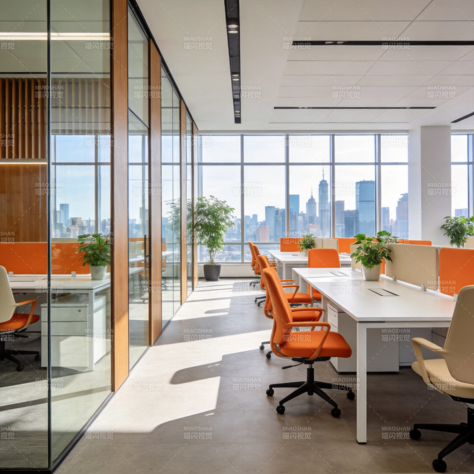 现代办公空间图片