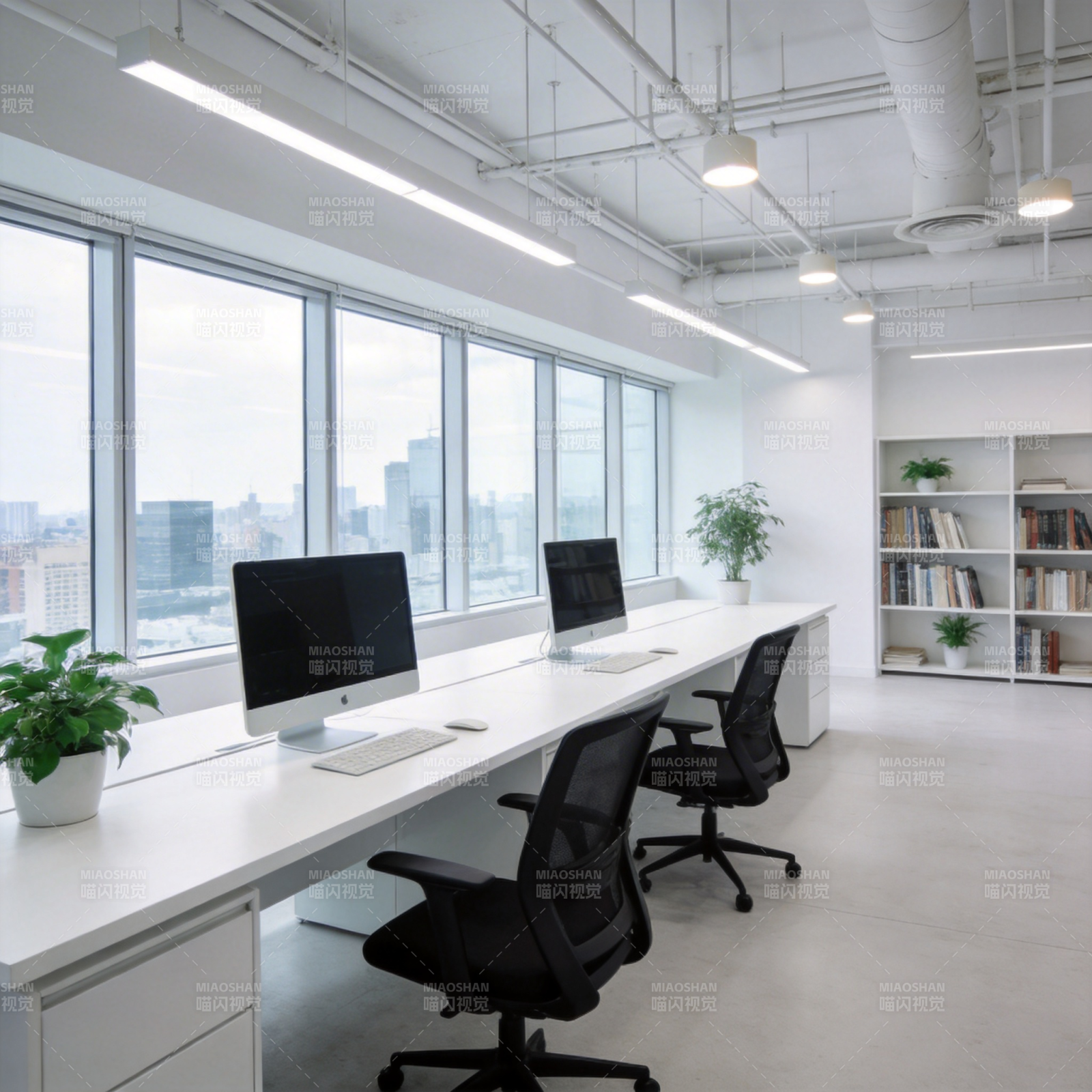 现代简约办公空间图片