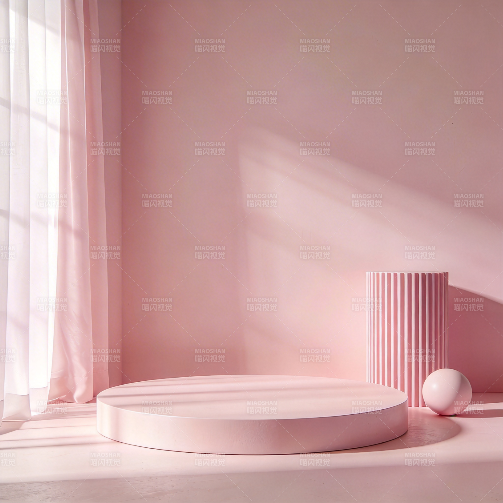 粉红静谧空间图片