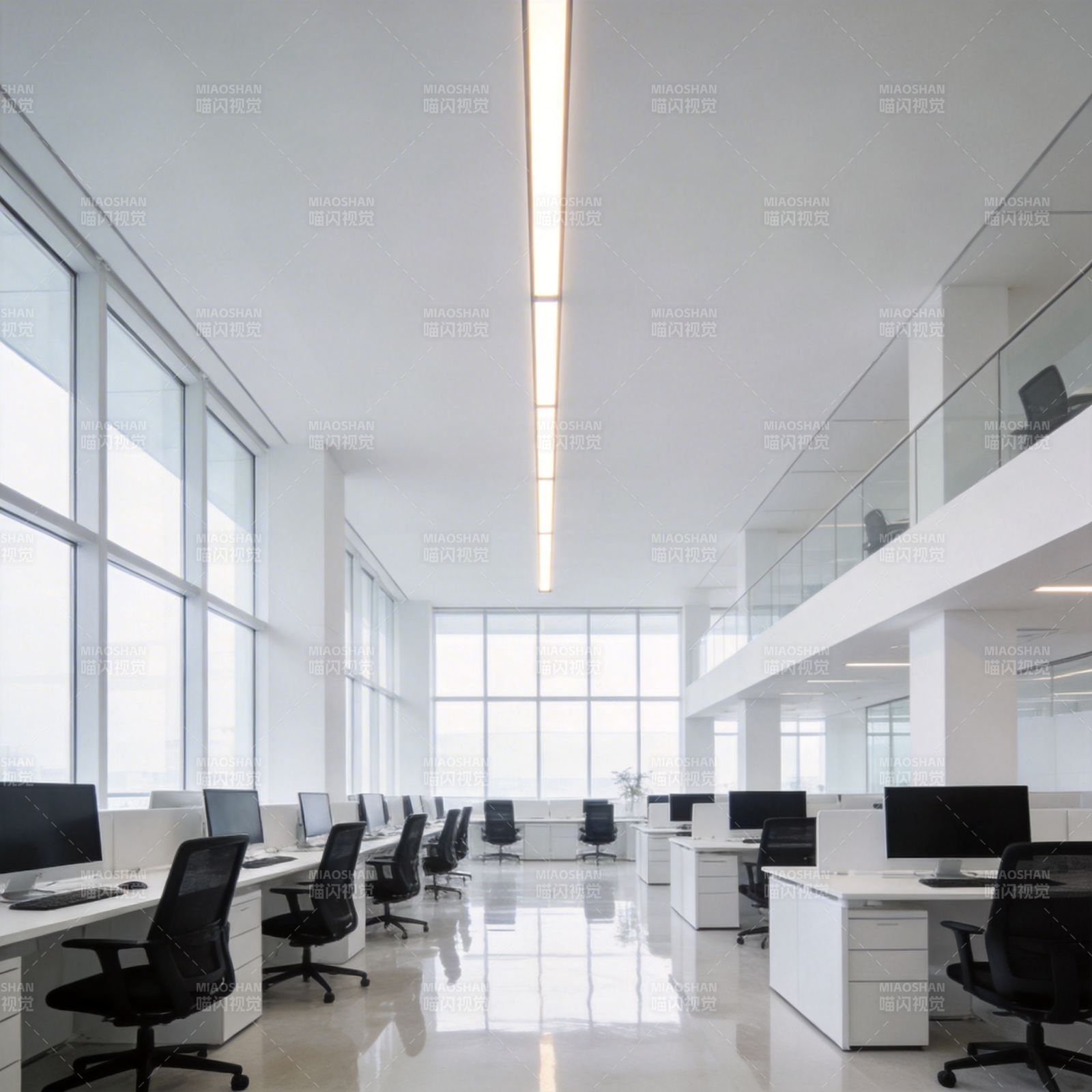 现代简约办公空间图片