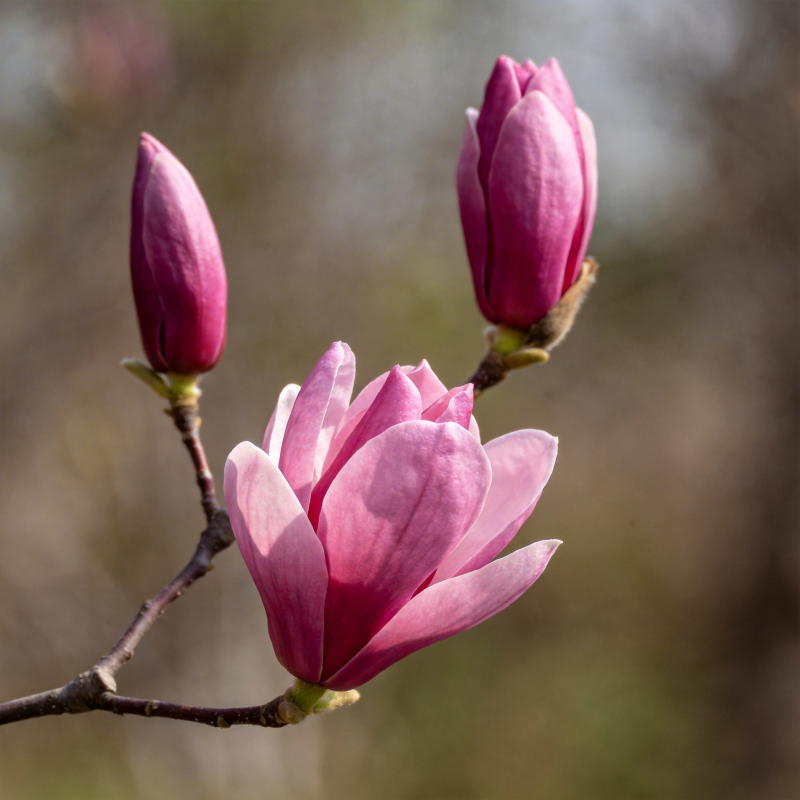 玉兰花绽放图片