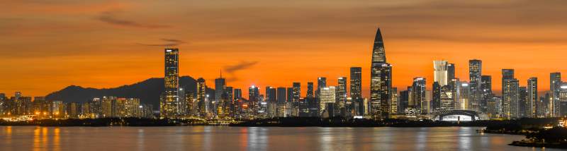 城市夜景璀璨辉煌图片