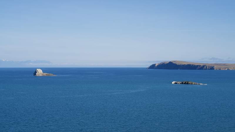 碧海蓝天 奇石远眺图片