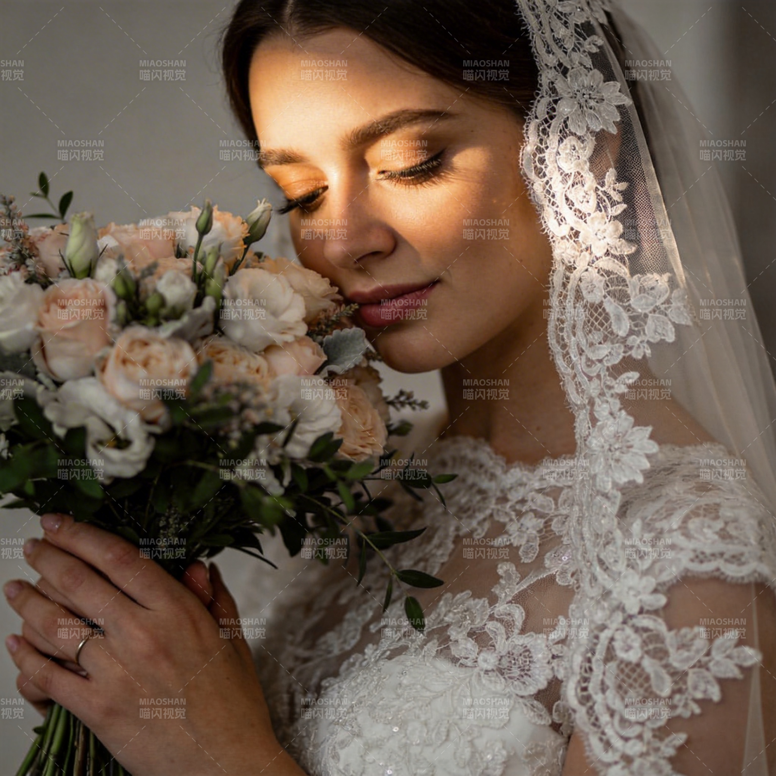 新娘捧花静谧时刻图片