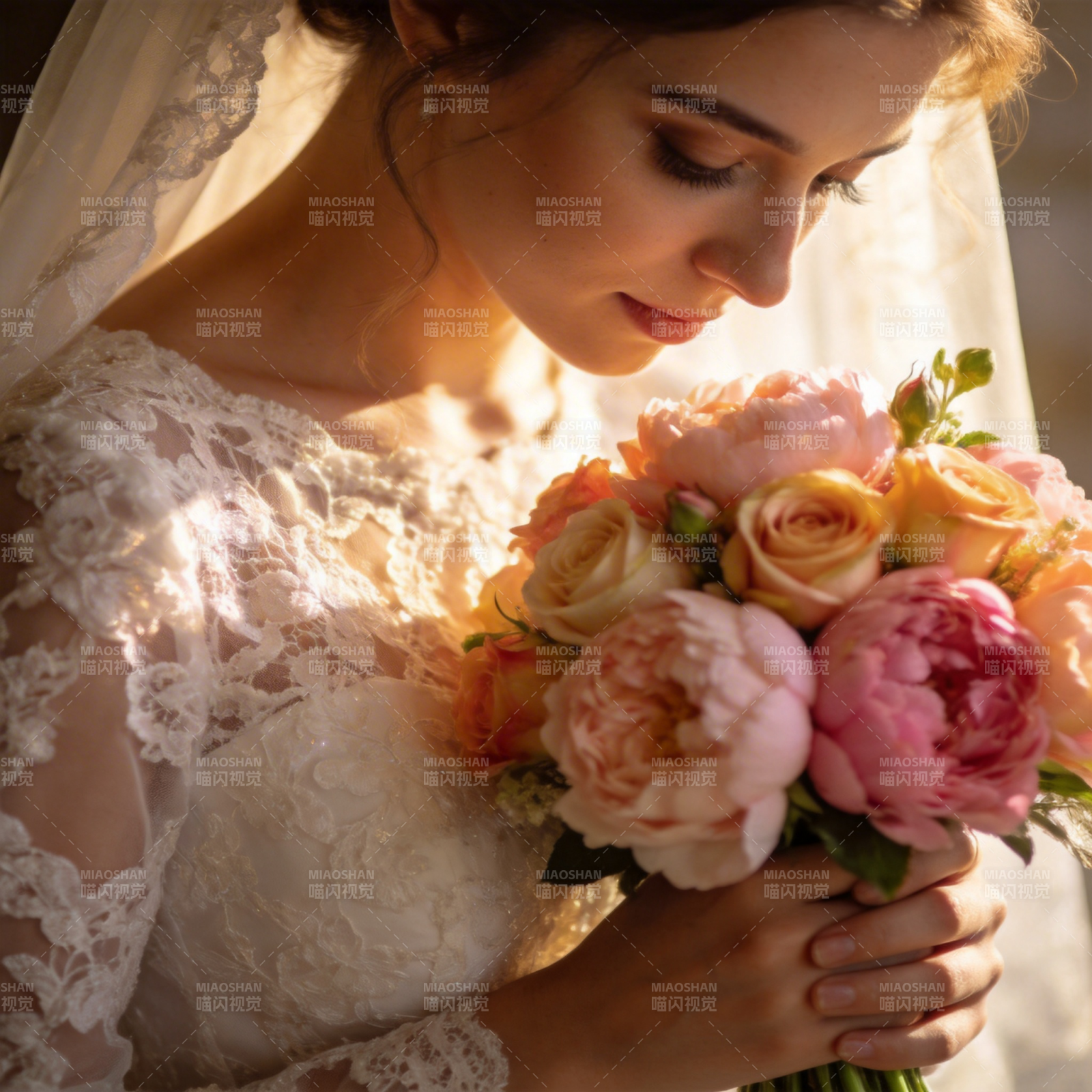 新娘捧花 柔美瞬间图片