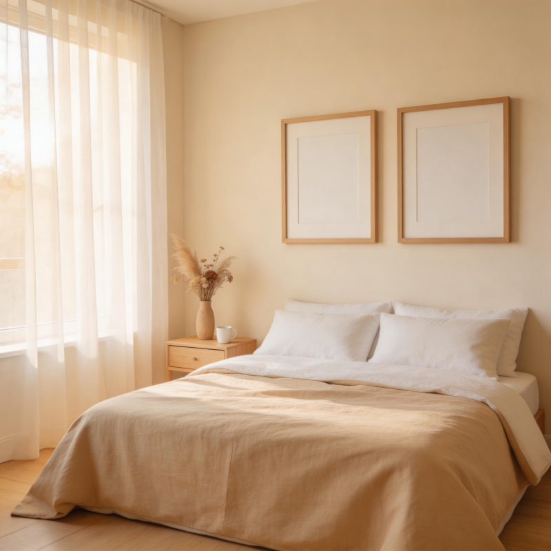 温馨卧室静谧时光图片