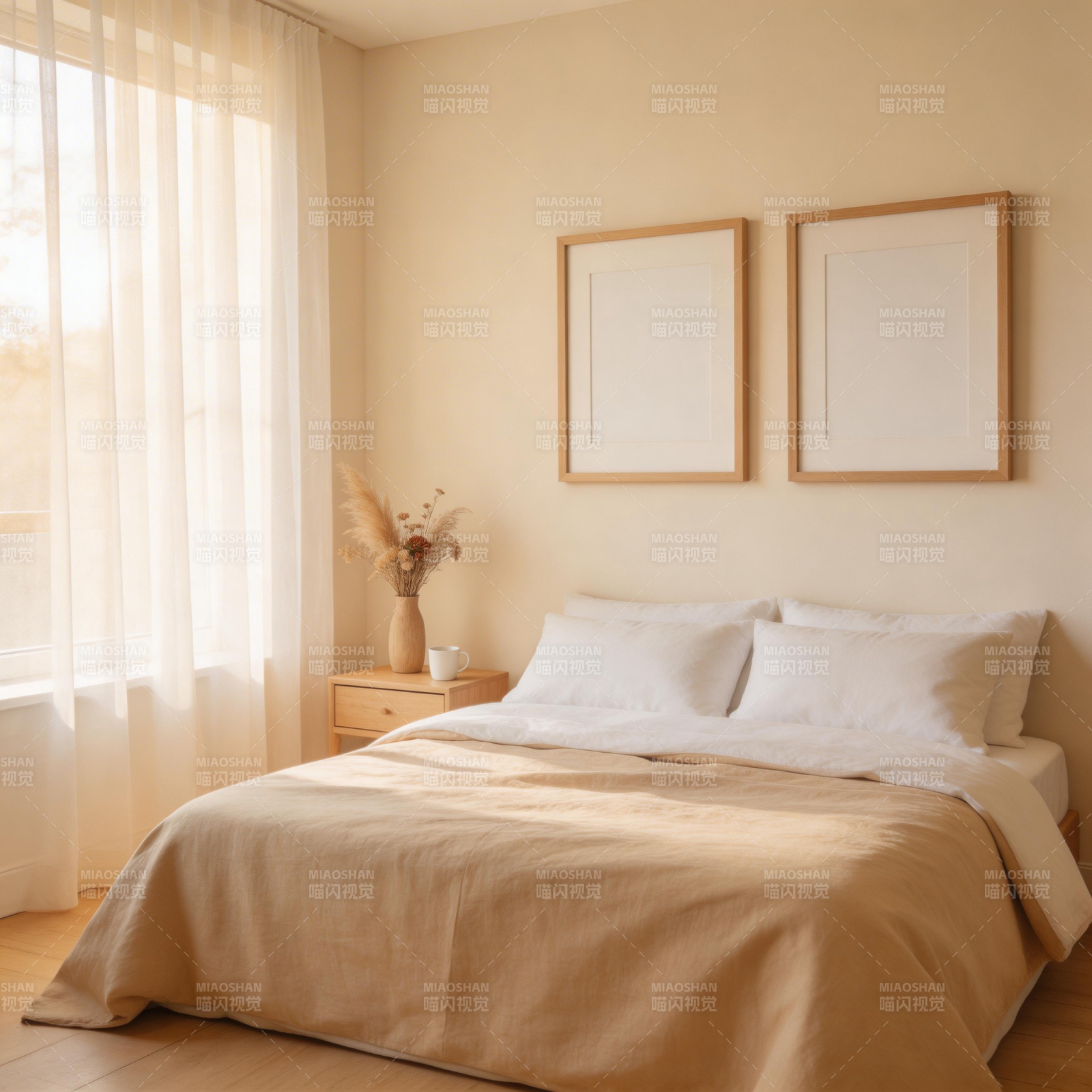 温馨卧室静谧时光图片