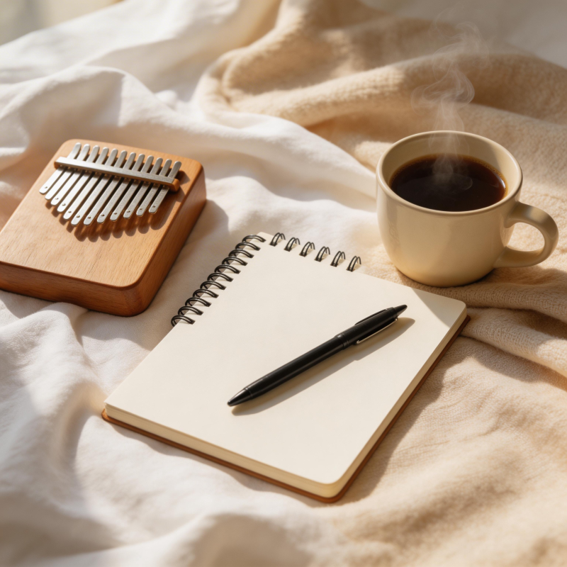 静谧时光 咖啡与琴图片