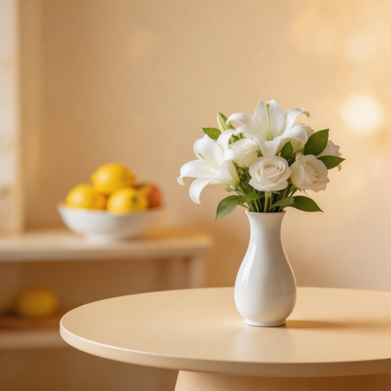 白花静谧之美图片