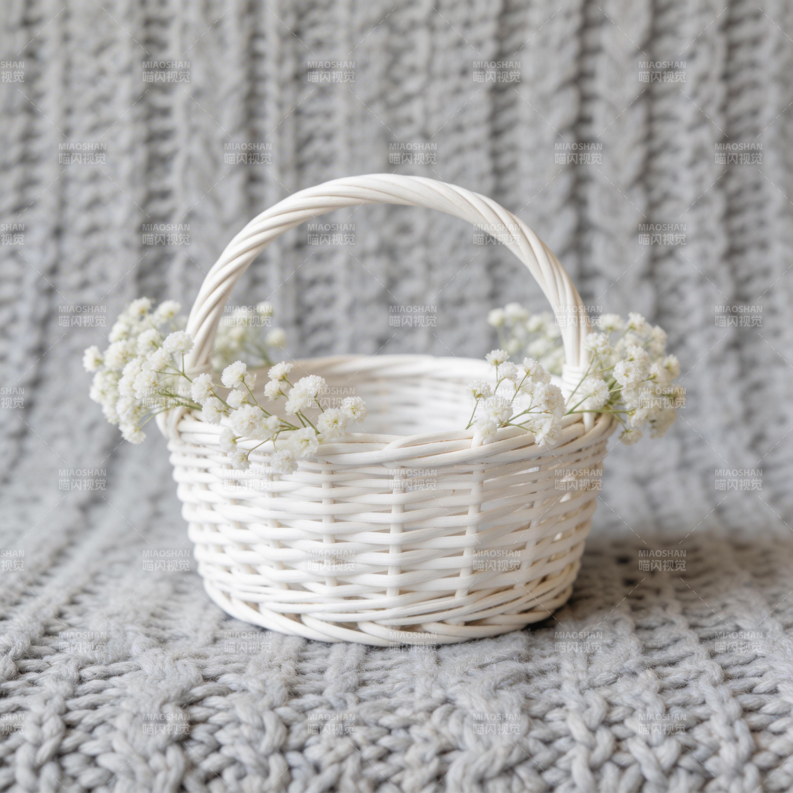 白篮花影图片