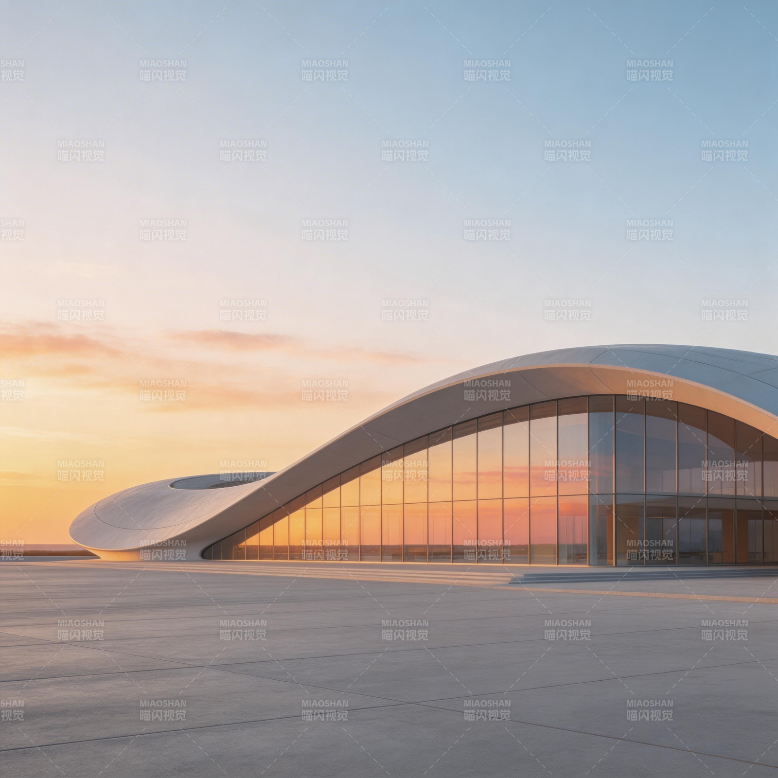 流线型现代建筑图片