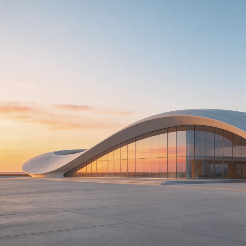 流线型现代建筑图片