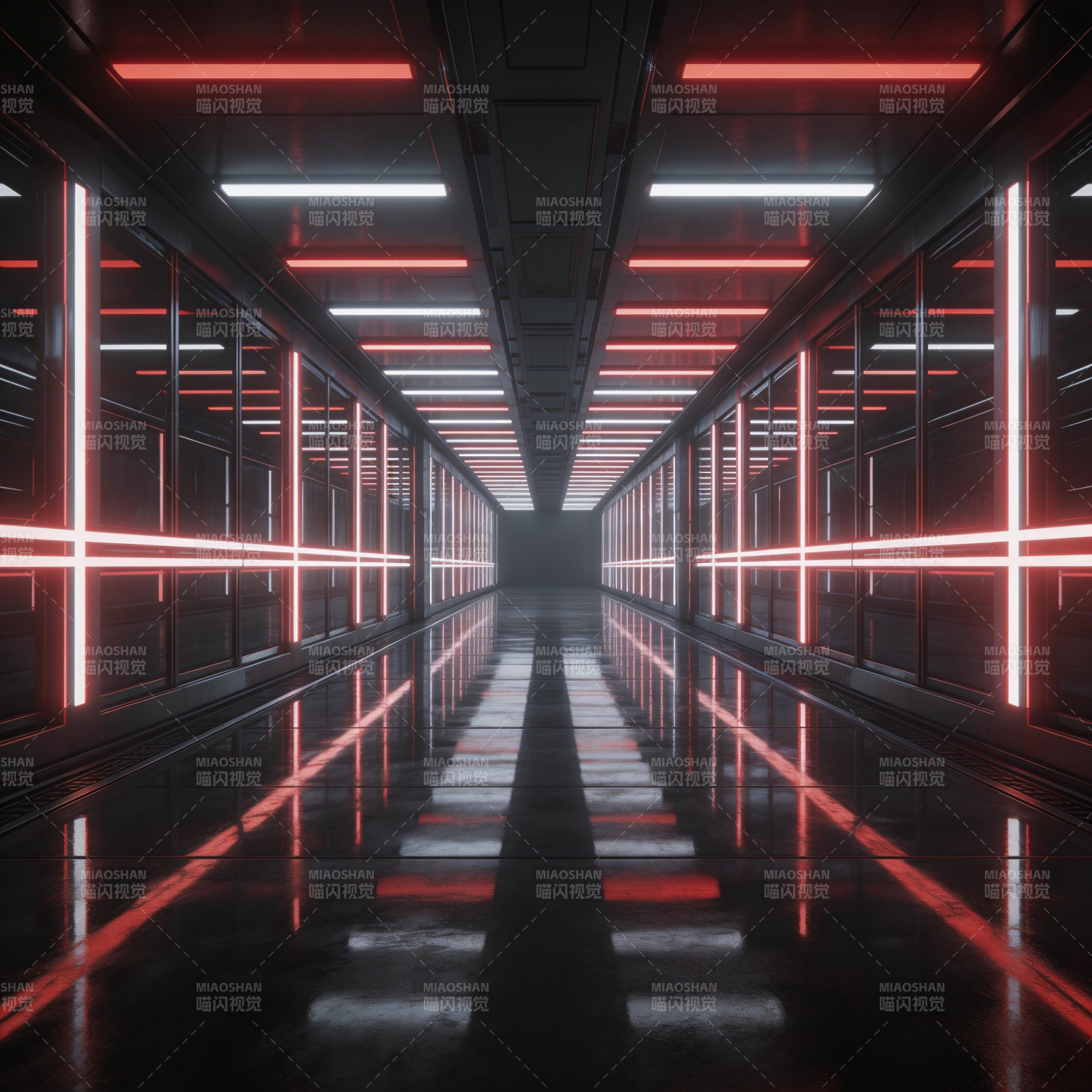 霓虹走廊图片