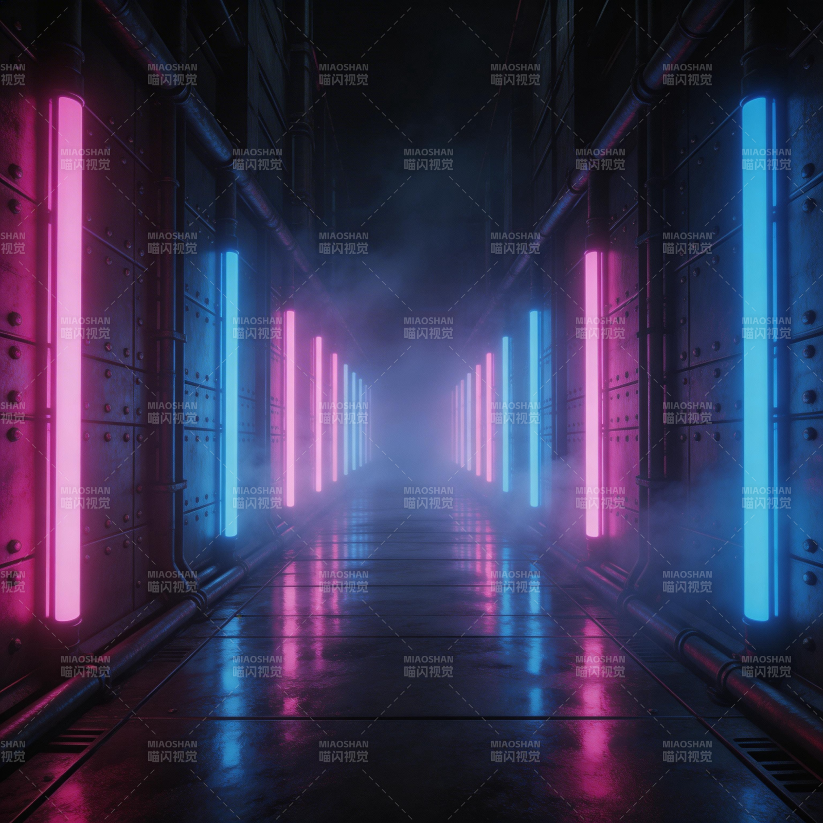 霓虹迷廊图片