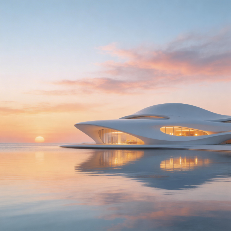 未来之屋 水天一色图片