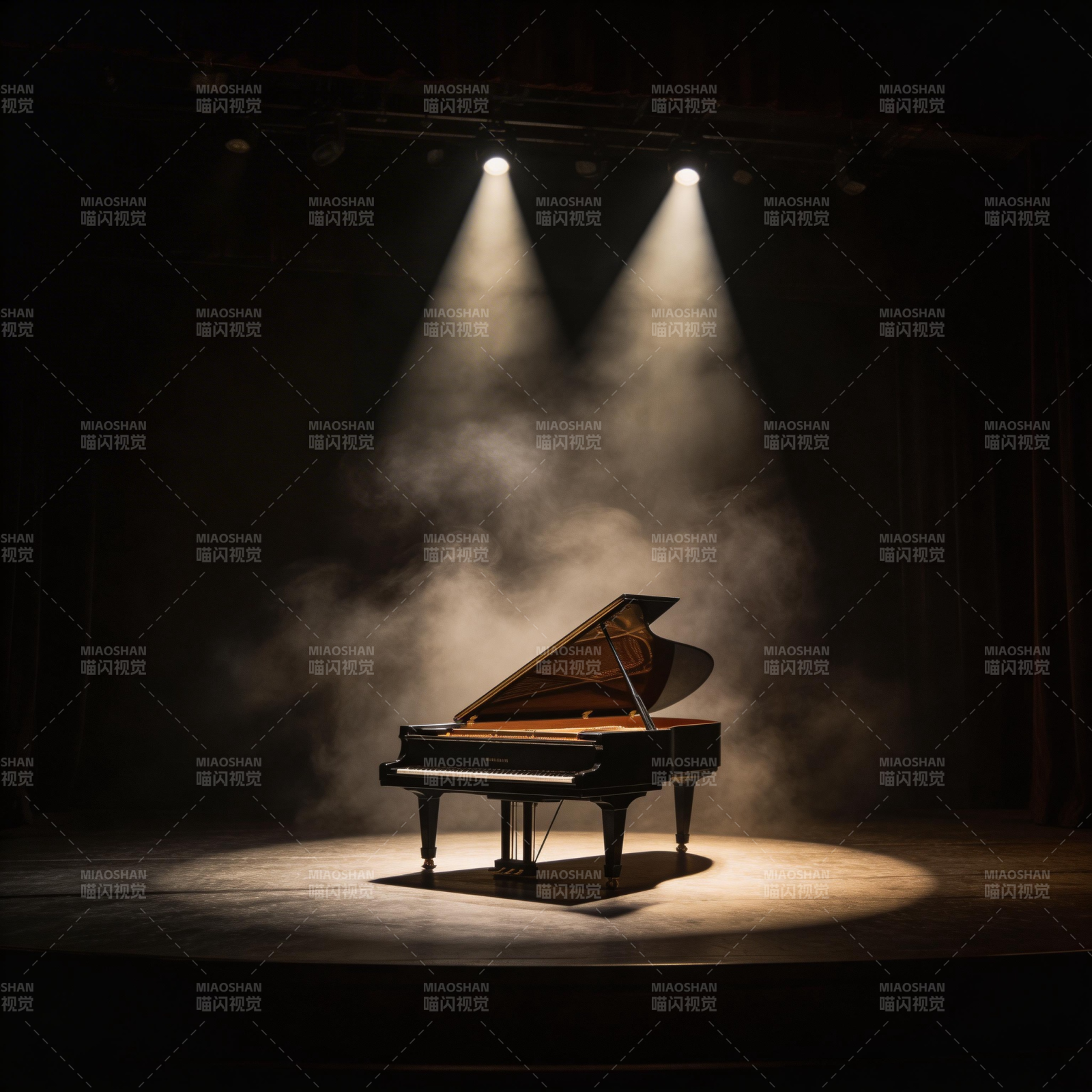 钢琴独奏舞台图片