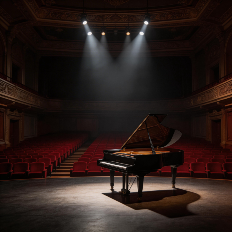 琴声独奏之夜图片