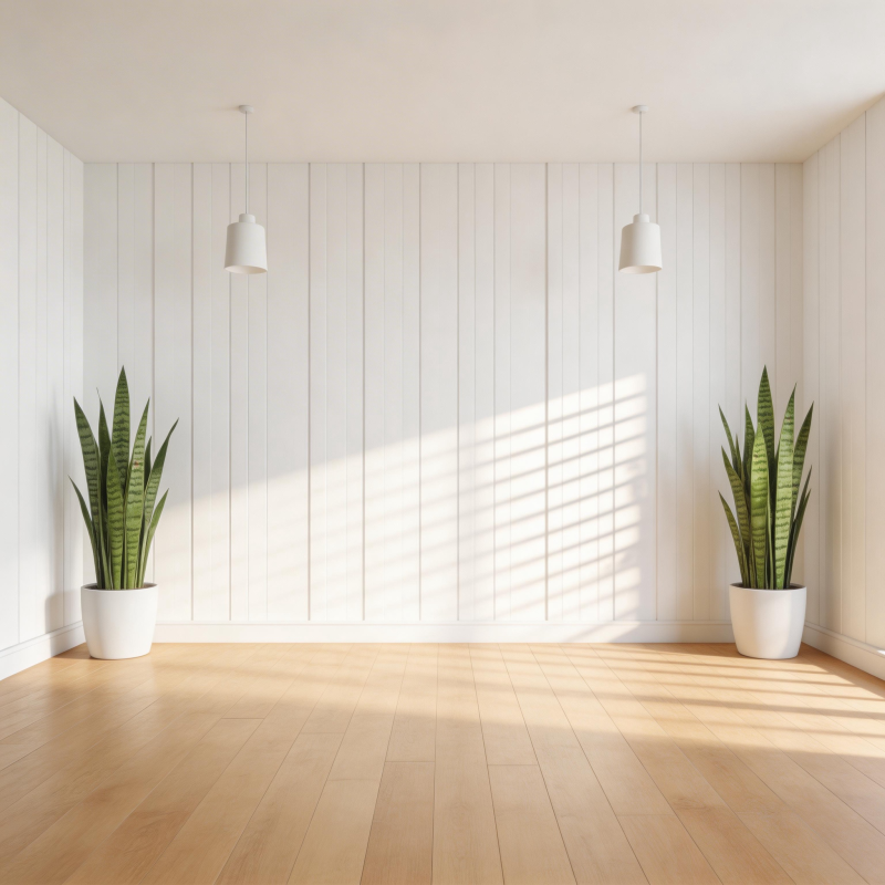 简约阳光绿植室图片