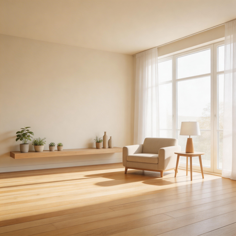 简约客厅阳光照耀图片