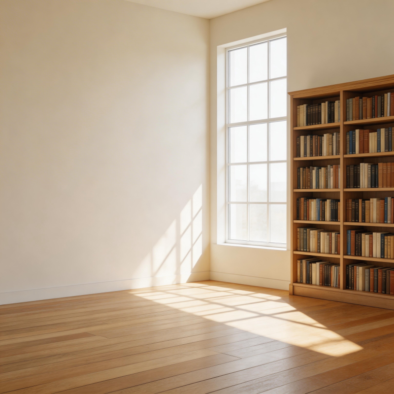 阳光洒满书屋图片