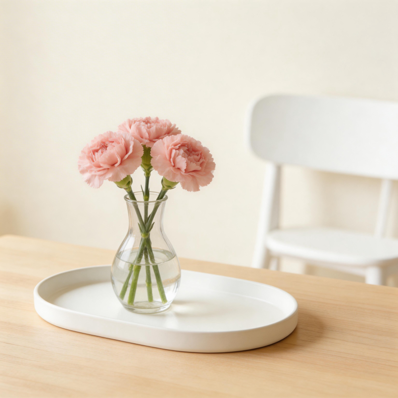 粉色康乃馨静物图片