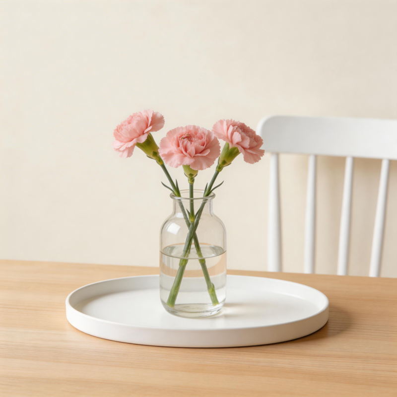 粉色康乃馨静物图片