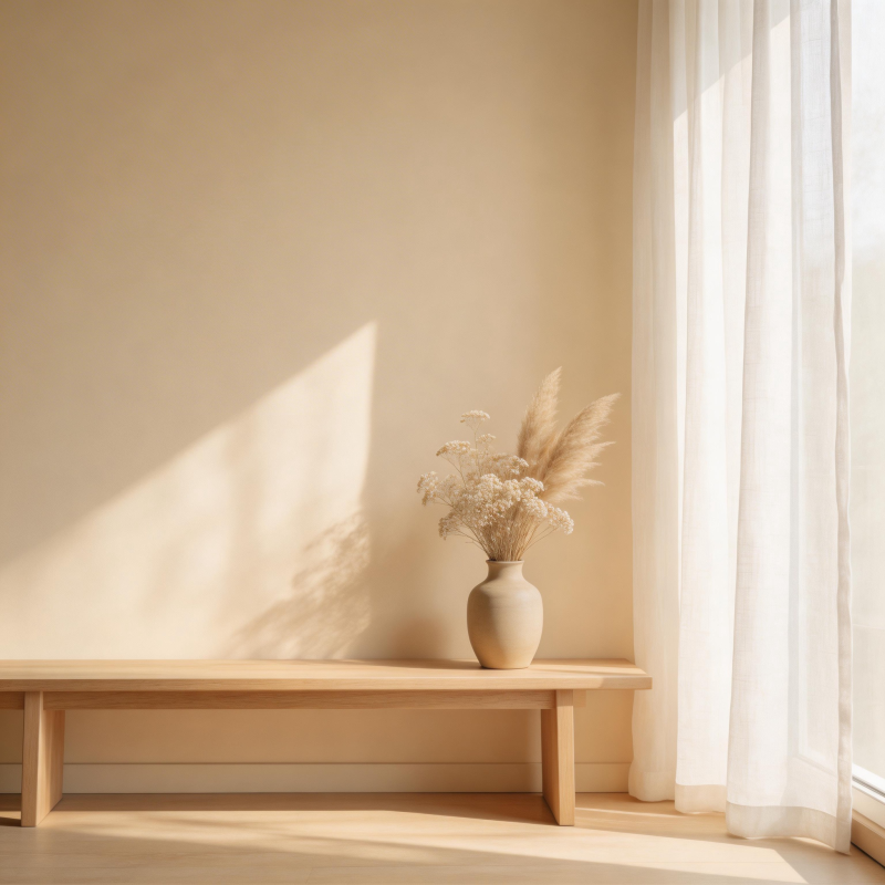 静谧角落 光影相伴图片