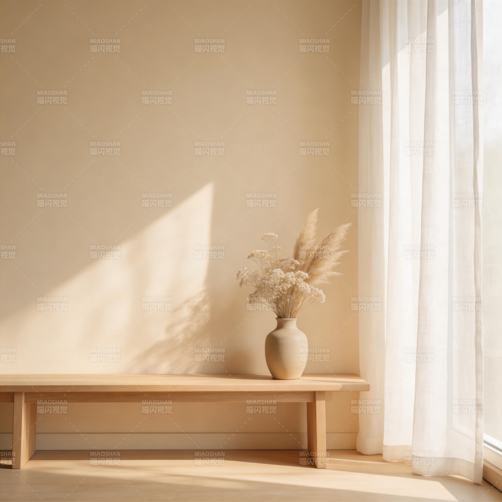 静谧角落 光影相伴图片