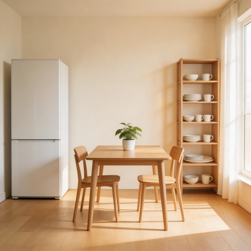 简约木质餐桌椅图片