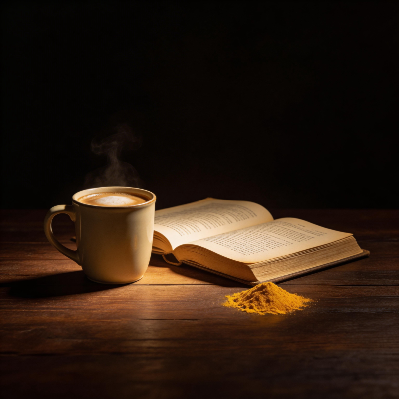 书香咖香共氤氲图片