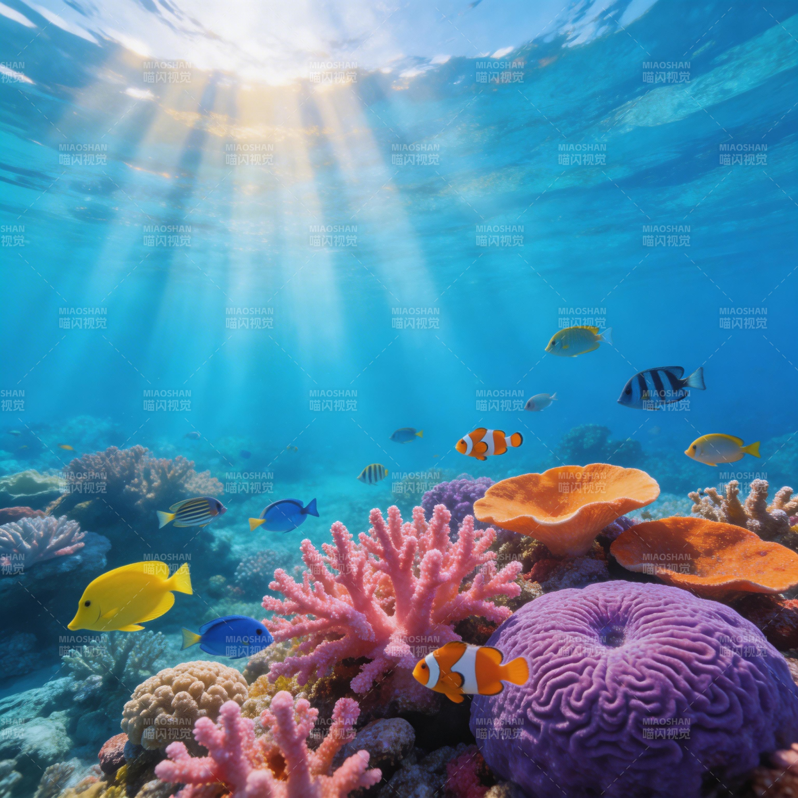 海底珊瑚世界图片
