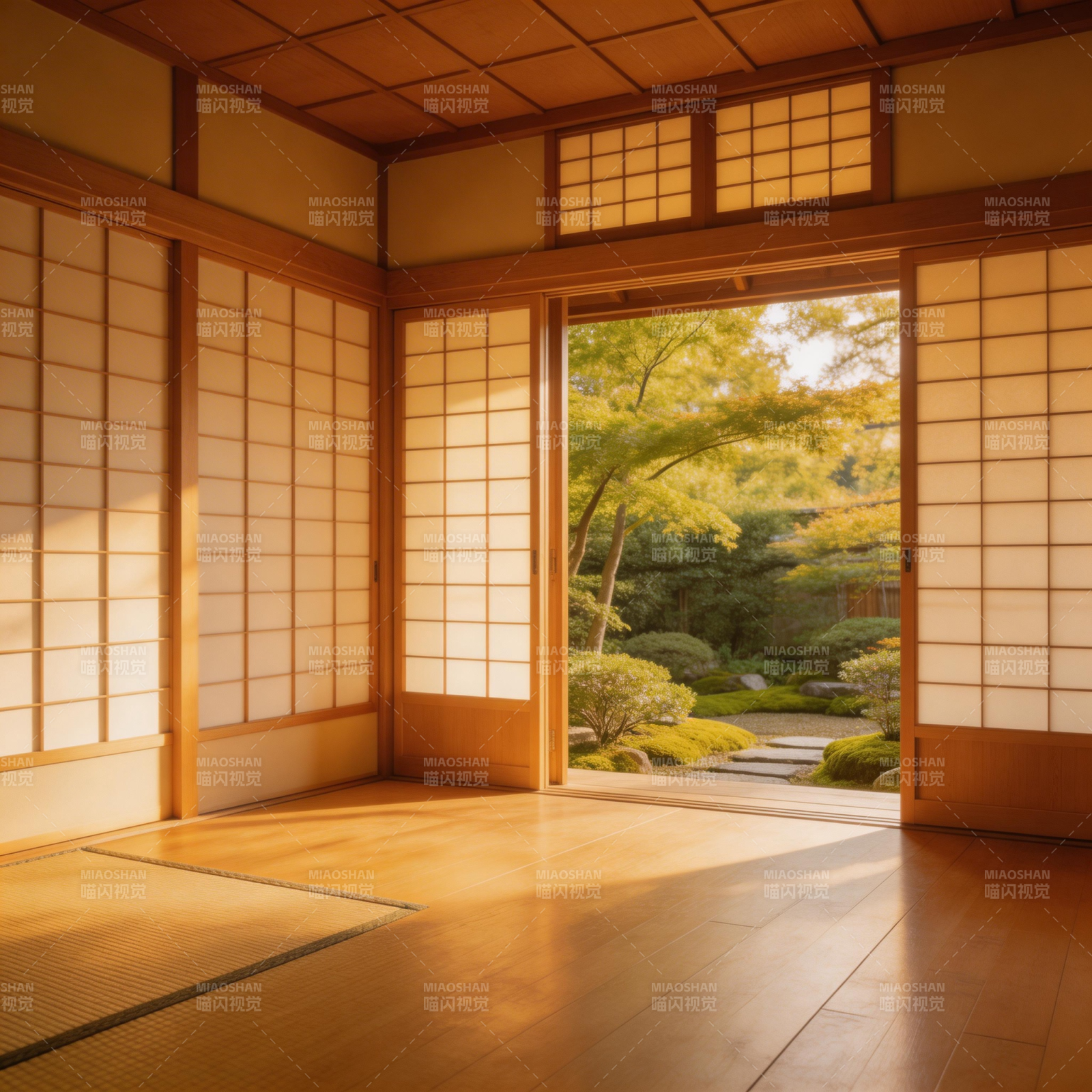 日式庭院静谧时光图片